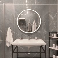 Зеркало DIWO Ростов 80 ЗЛП116 с подсветкой с сенсорным выключателем — фото 5, Мебель для ванной