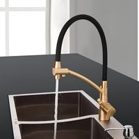 Смеситель для кухни Gappo G4398-1 Бронза Черный — фото 3, Смесители