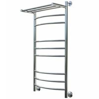 Водяной полотенцесушитель Тругор Приоритет 3 П НП 100x50 с полкой Хром — фото 1, Водяные полотенцесушители