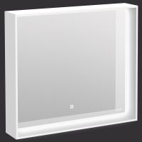 Зеркало Cersanit Louna 80 SP-LU-LOU80-Os с подсветкой Белое с сенсорным выключателем — фото 6, Мебель для ванной