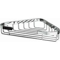 Полка корзина WasserKRAFT K-733 угловая Хром — фото 1, Полки для ванной и душа