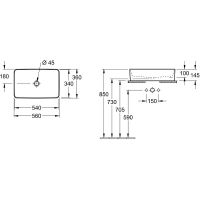 Товар: Раковина-чаша Villeroy&Boch Collaro 56 4A205601 Альпийский белый - фото 12 Раковина-чаша Villeroy&Boch Collaro 56 4A205601 Альпийский белый — фото 12, Раковины накладные