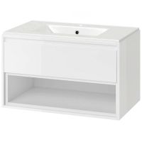 Тумба под раковину Excellent Tuto 80 MLEX.0101.800.WHWH подвесная Белый — фото 1, Мебель для ванной