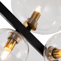 Люстра Artelamp Vincent A7790SP-8BK Прозрачная Черная — фото 3, Люстры