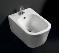 Биде Kerasan Tribeca 5125 подвесное с одним отверстием под смеситель — фото 2, Биде