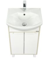 Тумба под раковину Aquaton Рико 50 1A212401RIB90 Белый Ясень фабрик — фото 2, Тумбы под раковину