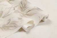 Обои Артекс Absolute 10981-03 Винил на флизелине (1,06*10,05) Бежевый, Цветы/Листья — фото 6, Обои для стен