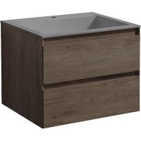 Тумба под раковину Vincea Luka 60 VMC-2L600RO подвесная R.Oak — фото 1, Тумбы под раковину