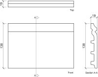 Плинтус гибкий Европласт 1.53.110 2000x138x19 мм — фото 2, Плинтуса напольные