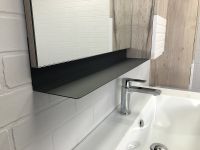 Зеркальный шкаф Comforty Страсбург 90 00-00006573 Дуб дымчатый — фото 9, Зеркальные шкафы в ванную