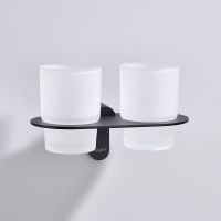 Стакан для зубных щеток Raglo двойной Черный матовый арт-R300.08.06 — фото 7, Стаканы для зубных щеток