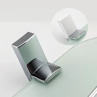 Стеклянная полка Frap F18 Хром арт-F1807 — фото 5, Полки для ванной и душа