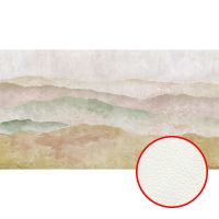 Фреска Ortograf Горы 33615 Фактура флок FLK Флизелин (5,5*3) Бежевый/Зеленый, Горы/Абстракция — фото 1, Фрески