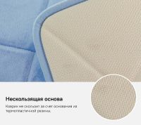 Коврик для ванной комнаты Iddis Basic 50х80 B24P580i12 Голубой — фото 8, Аксессуары для туалета