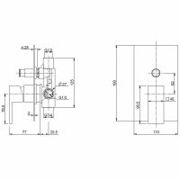 Товар: Смеситель для душа Cezares Unika UNIKA-VDIM-02 Бронза - фото 2 Смеситель для душа Cezares Unika UNIKA-VDIM-02 Бронза — фото 2, Смесители
