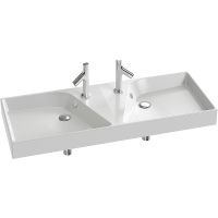 Раковина Jacob Delafon Rythmik 120 EXM112-Z-00 Белая — фото 1, Раковины подвесные