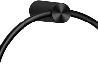 Товар: Кольцо для полотенец Raiber Graceful RPB-80006 Черное матовое - фото 2 Кольцо для полотенец Raiber Graceful RPB-80006 Черное матовое — фото 2, Полотенцедержатели