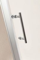 Душевая дверь Cezares Eco 90 ECO-O-BA-1-90-P-Cr профиль Хром стекло рифленое — фото 5, Душевые двери в нишу