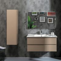 Товар: Тумба под раковину Boheme Armadi Art Capolda 100 849-100-LA подвесная Latte - фото 2 Тумба под раковину Boheme Armadi Art Capolda 100 849-100-LA подвесная Latte — фото 2, Мебель для ванной