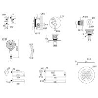 Товар: Душевая система Whitecross Y chrome YSET07TOPCR Хром - фото 15 Душевая система Whitecross Y chrome YSET07TOPCR Хром — фото 15, Душевое оборудование. Душевая программа