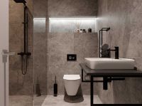 Керамогранит Керамин Клифф серый 60х120 см — фото 2, Керамогранит