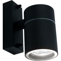 Настенный светильник Artelamp Mistero A3302AL-1BK Черный — фото 1, Уличное освещение