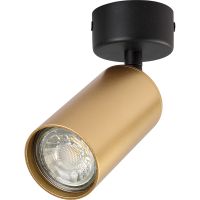 Потолочный светильник Crystal Lux CLT 015CW1R BL-GO Золото Черный — фото 1, Светильники