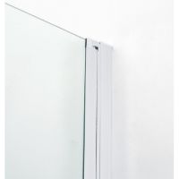 Душевая дверь в нишу Cezares Relax B-2 180 профиль Белый стекло прозрачное арт-RELAX-B-2-180-C-Bi — фото 3, Распашные душевые двери