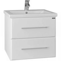 Тумба под раковину СанТа Омега 60 207045 подвесная Белая — фото 1, Тумбы под раковину