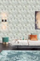 Обои Grandeco Universe 4 UR 3221 Винил на флизелине (1,06*10,05) Бежевый/Серый, Геометрия — фото 3, Обои для стен