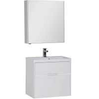 Комплект мебели для ванной Aquanet Латина 70 180123 подвесной Белый — фото 5, Комплекты мебели для ванной