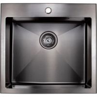 Кухонная мойка Kaiser 54 KSM-5455 Вороненая сталь — фото 1, Кухонные мойки