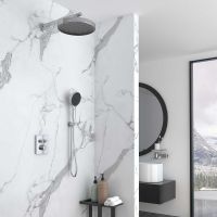 Товар: Душевая система Vincea Inspire VSFW-3I21MT2CH с термостатом Хром - фото 2 Душевая система Vincea Inspire VSFW-3I21MT2CH с термостатом Хром — фото 2, Встраиваемые душевые комплекты