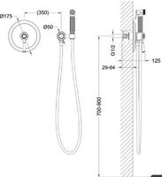 Гигиенический душ со смесителем Timo Arisa 5309/03SM Черный матовый — фото 5, Душевое оборудование. Душевая программа