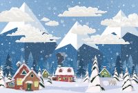 Фреска детская Ortograf Для самых маленьких 32950 Фактура бархат FX Флизелин (4*2,7) Синий, Пейзаж — фото 2, Фрески