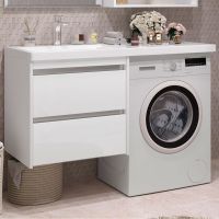 Товар: Тумба под раковину Opadiris Фреш 120 00-00002179 подвесная Белая глянцевая - фото 2 Тумба под раковину Opadiris Фреш 120 00-00002179 подвесная Белая глянцевая — фото 2, Мебель для ванной