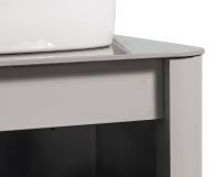 Товар: Тумба с раковиной Black&White Universe U915.1600R 160 R 9151601 подвесная Glossy light grey - фото 7 Тумба с раковиной Black&White Universe U915.1600R 160 R 9151601 подвесная Glossy light grey — фото 7, Мебель для ванной