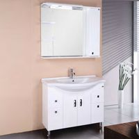 Тумба под раковину Onika Эльбрус 100 Белая — фото 1, Мебель для ванной