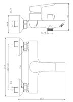 Товар: Смеситель для ванны Olive's Sevilla 20201SV Хром - фото 3 Смеситель для ванны Olive's Sevilla 20201SV Хром — фото 3, Смеситель для ванны
