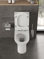 Унитаз компакт Orange C01-000W с бачком и сиденьем Микролифт — фото 7, Напольные унитазы