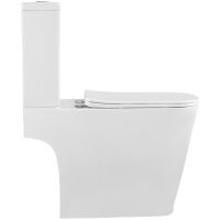 Унитаз компакт Royce Crown RCT-152204WH с бачком и сиденьем Микролифт — фото 2, Унитазы