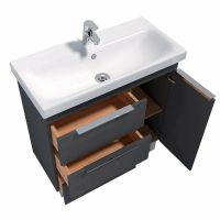 Товар: Тумба под раковину 1MarKa Gaula 80Н У92546 Графит матовый - фото 2 Тумба под раковину 1MarKa Gaula 80Н У92546 Графит матовый — фото 2, Тумбы под раковину