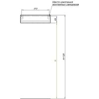 Металлическая полка Aquanet Магнум 30 334113 Сталь браш — фото 18, Полки для ванной и душа