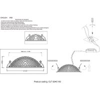Товар: Встраиваемый светильник Crystal Lux CLT 524C150 WH Белый - фото 4 Встраиваемый светильник Crystal Lux CLT 524C150 WH Белый — фото 4, Точечные светильники