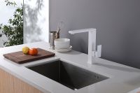 Смеситель для кухни Abber Daheim AF8214W Белый — фото 2, Смесители для кухни