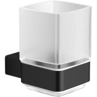 Стакан для зубных щеток Langberger Black Edition 11311A-BP Черный матовый — фото 1, Мыльницы