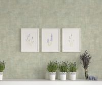 Обои Zambaiti Parati Satin Flowers IV Z66814 Винил на флизелине (0,53*10,05) Бежевый/Серый, Рогожка/Штукатурка — фото 3, Обои для стен