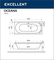 Товар: Акриловая ванна Excellent Oceana Slim 160x75 WAEX.OCE16S.SOFT.CR с гидромассажем - фото 6 Акриловая ванна Excellent Oceana Slim 160x75 WAEX.OCE16S.SOFT.CR с гидромассажем — фото 6, Ванны