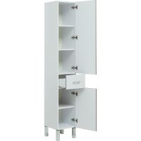 Шкаф пенал Aquanet Верона 35 R 272426 Белый — фото 6, Пеналы для ванной комнаты