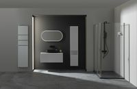 Шкаф пенал Allen Brau Infinity 35 R 1.21009.WM подвесной Белый матовый — фото 30, Пеналы для ванной комнаты